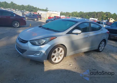 2011 Hyundai Elantra Limited (Ulsan Plant) from USA, damaged, VIN KMHDH4AE9BU163748